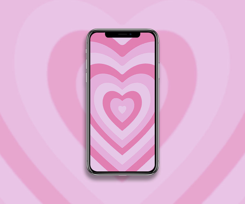 Aesthetic red hearts Wallpapers Download  MobCup