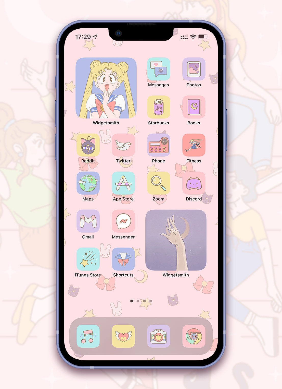 sailor moon app icons pack preview 3