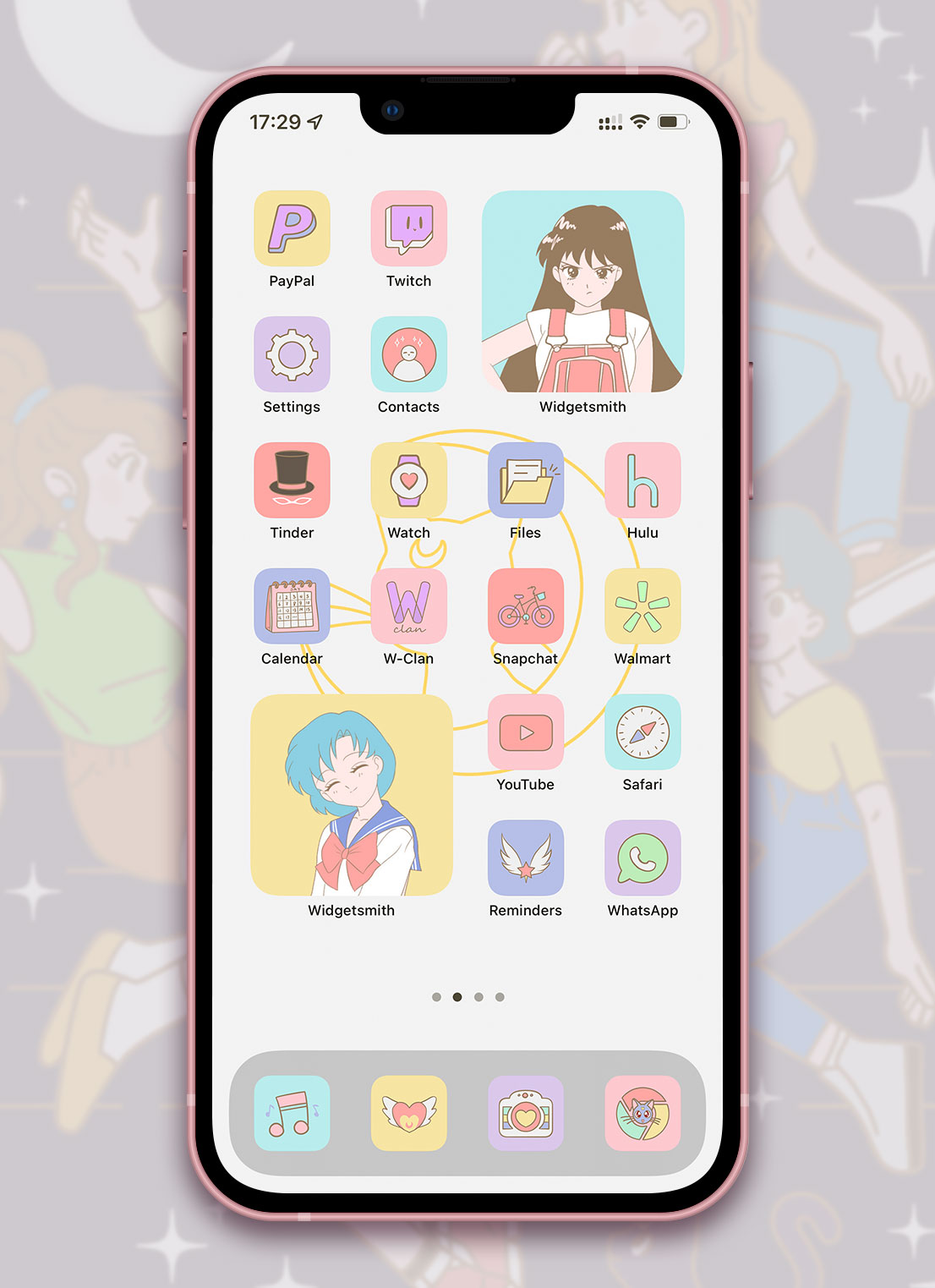 sailor moon app icons pack preview 4