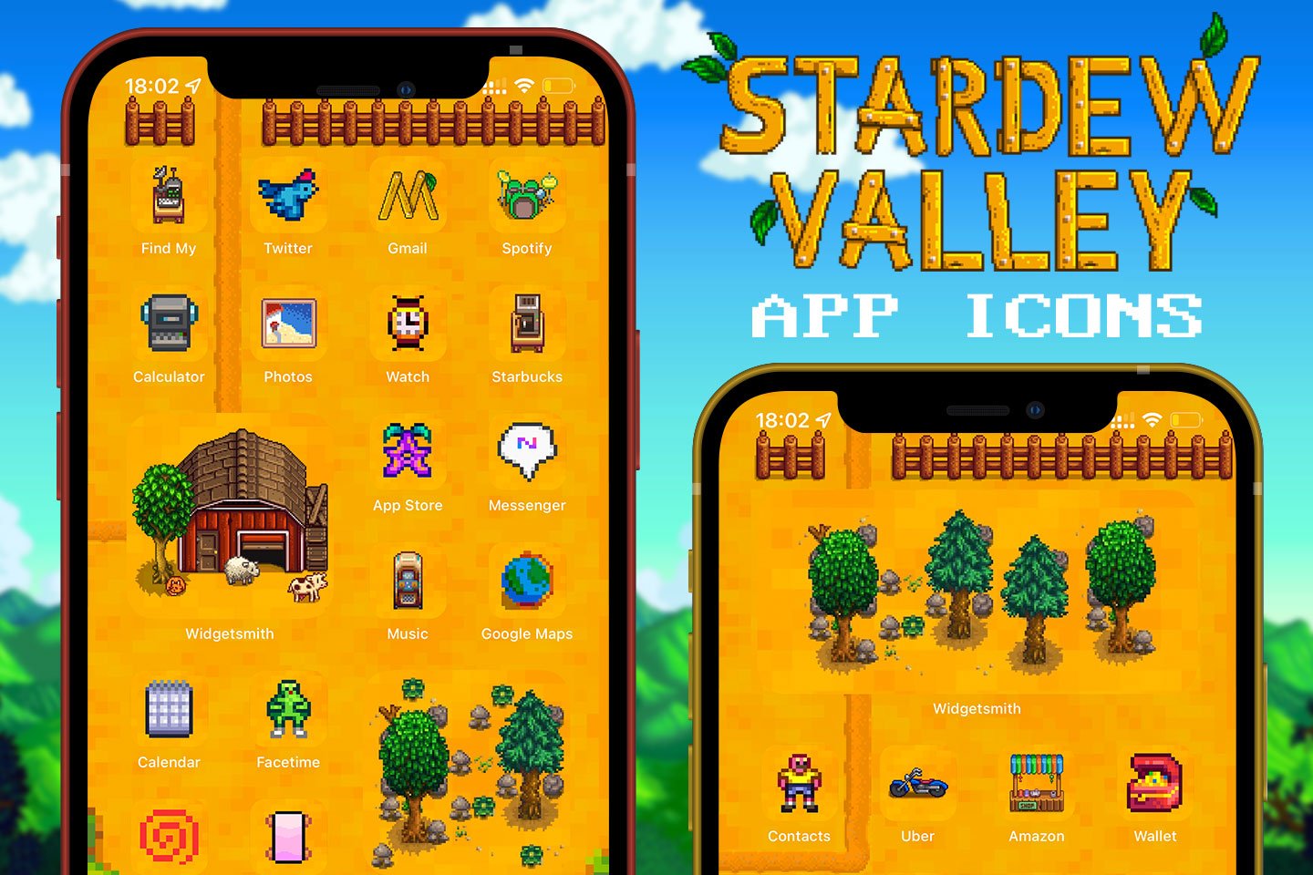 Paquete de iconos de la aplicación Stardew Valley