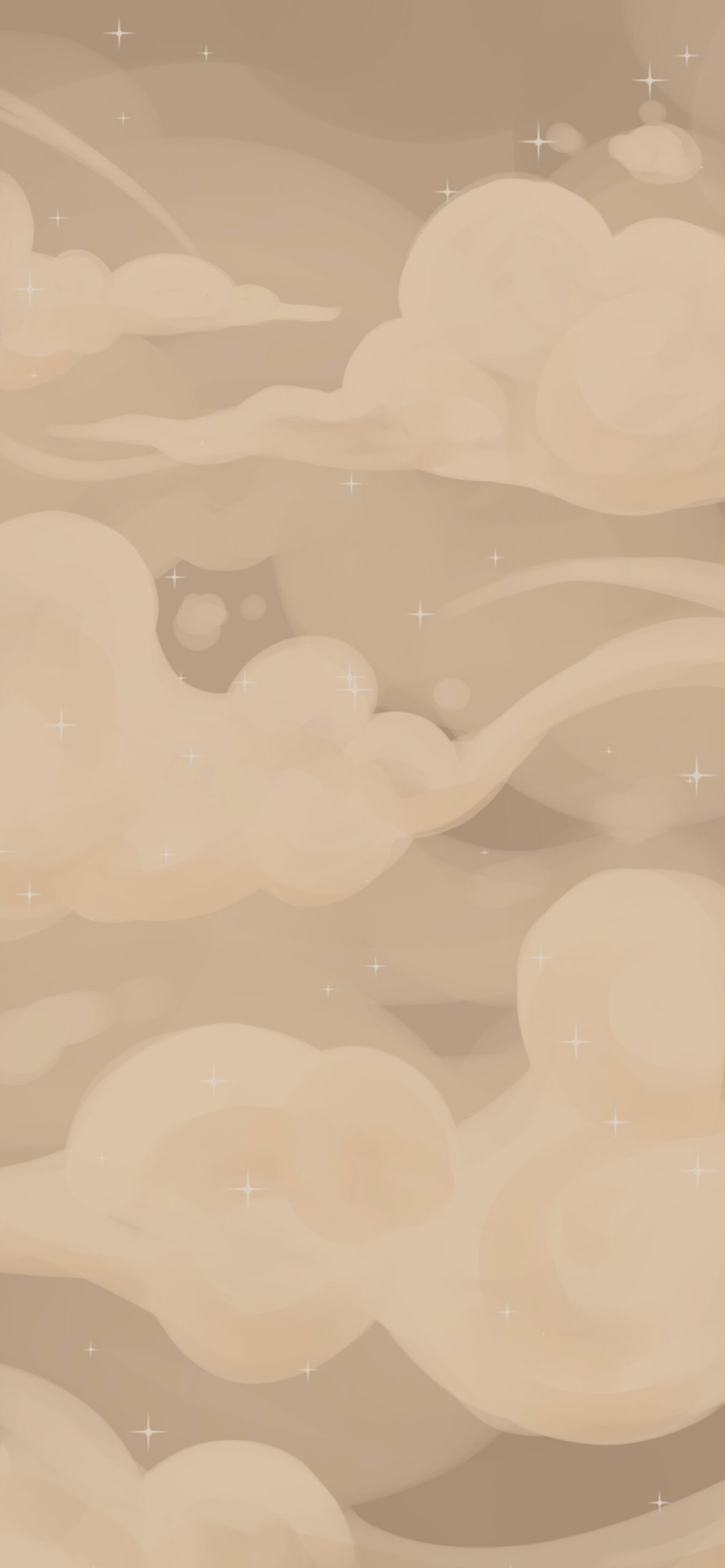 aesthetic clouds beige background