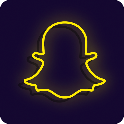 color neon snapchat icon aesthetic