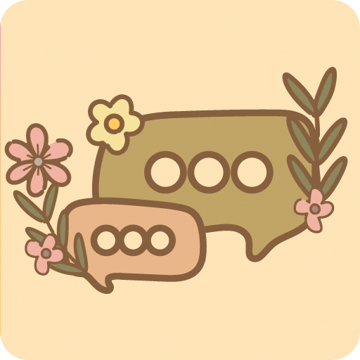 cottagecore messages icon aesthetic
