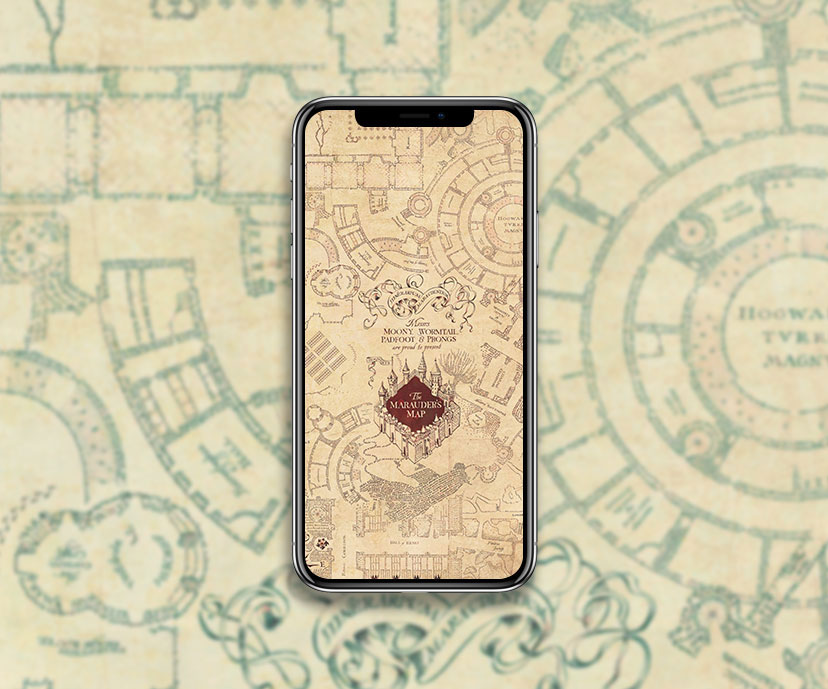 harry potter marauders map wallpapers collection