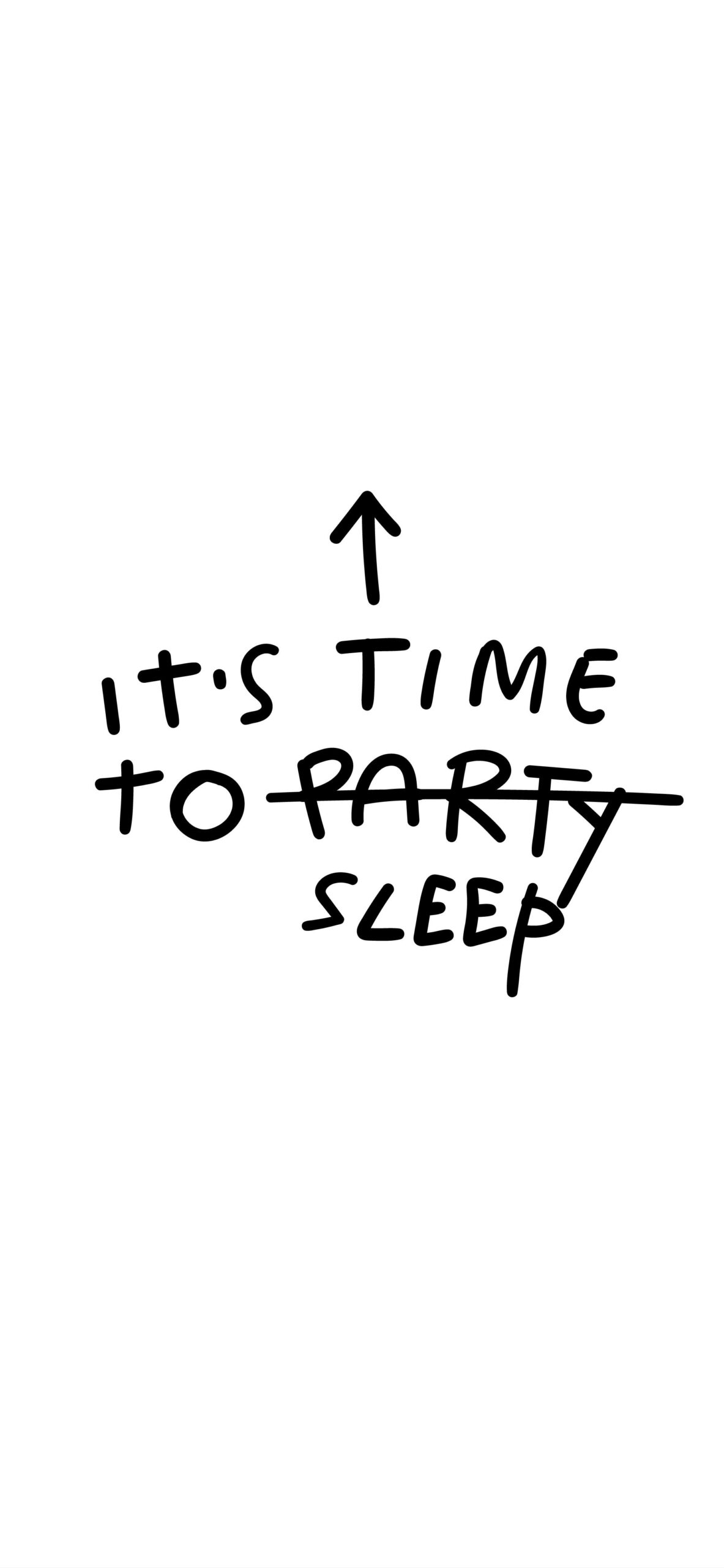 It's Time To Party Wallpapers - Black and White Wallpaper for iPhone