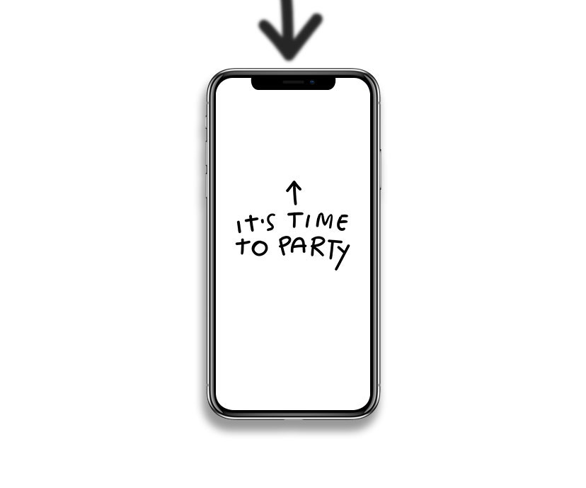 its time to party white wallpapers collection