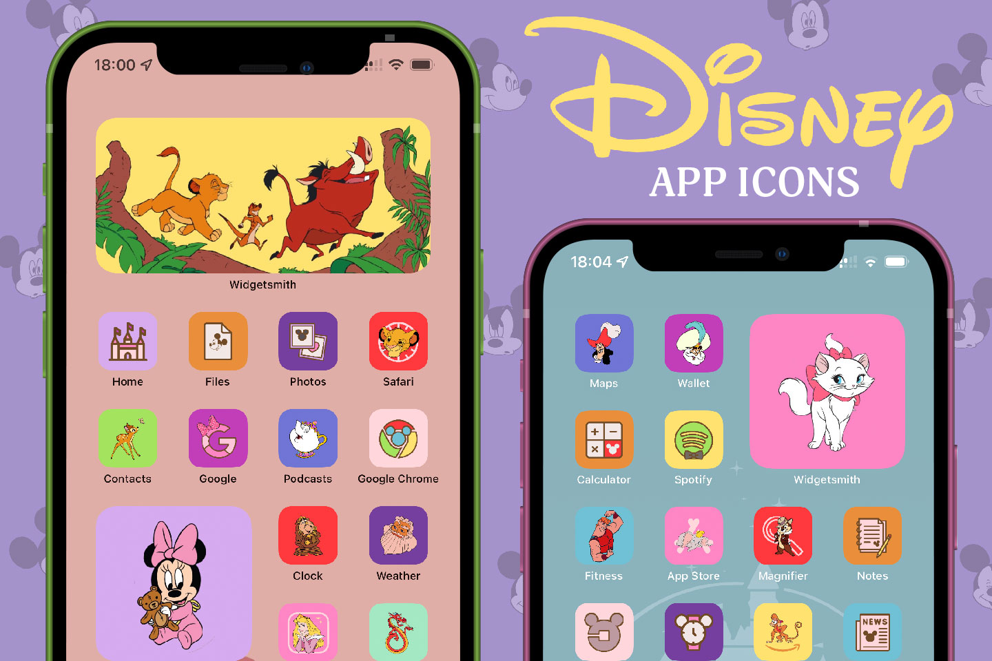 Pack d’icônes d’applications Disney