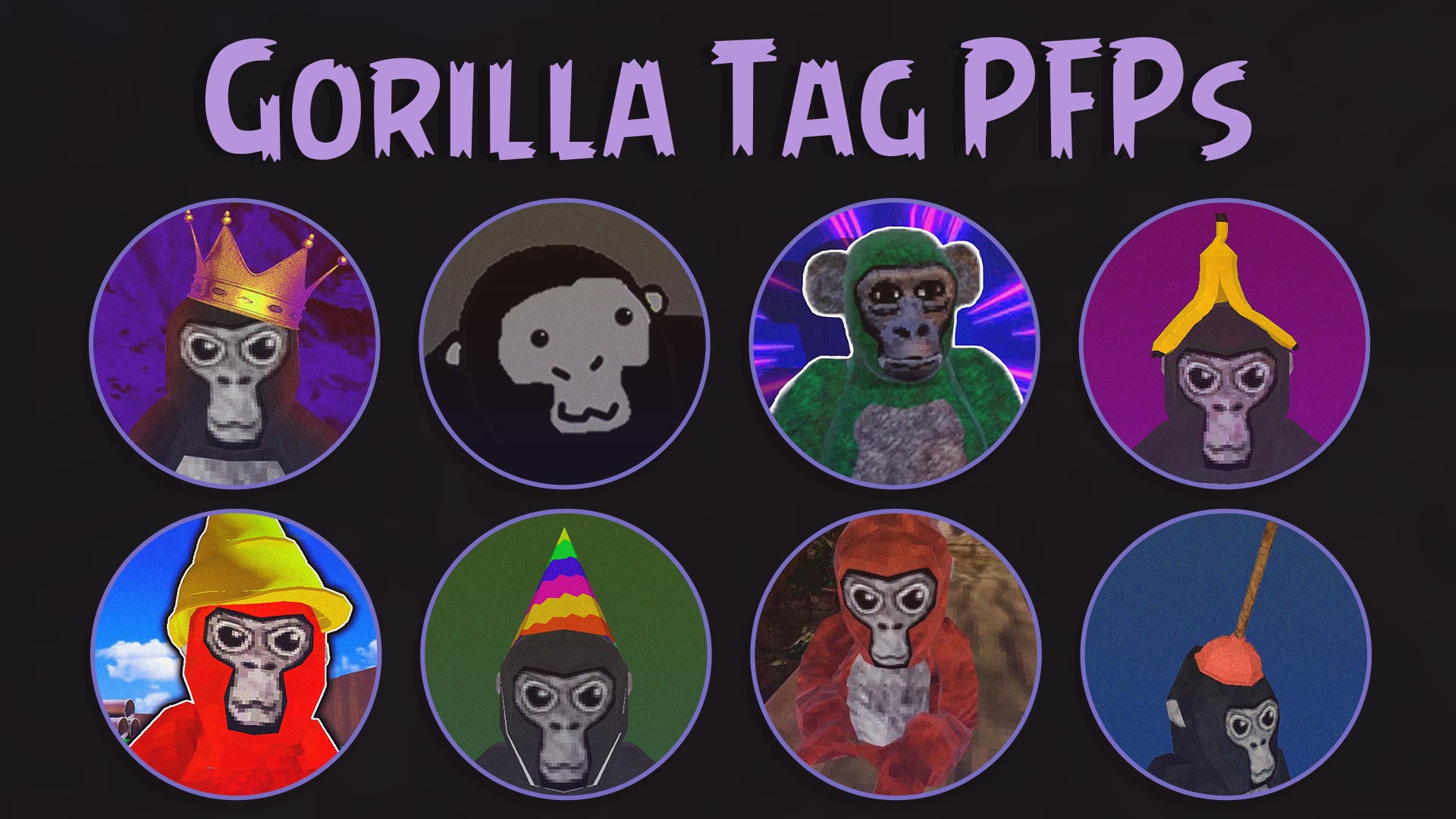 gorilla tag pfps