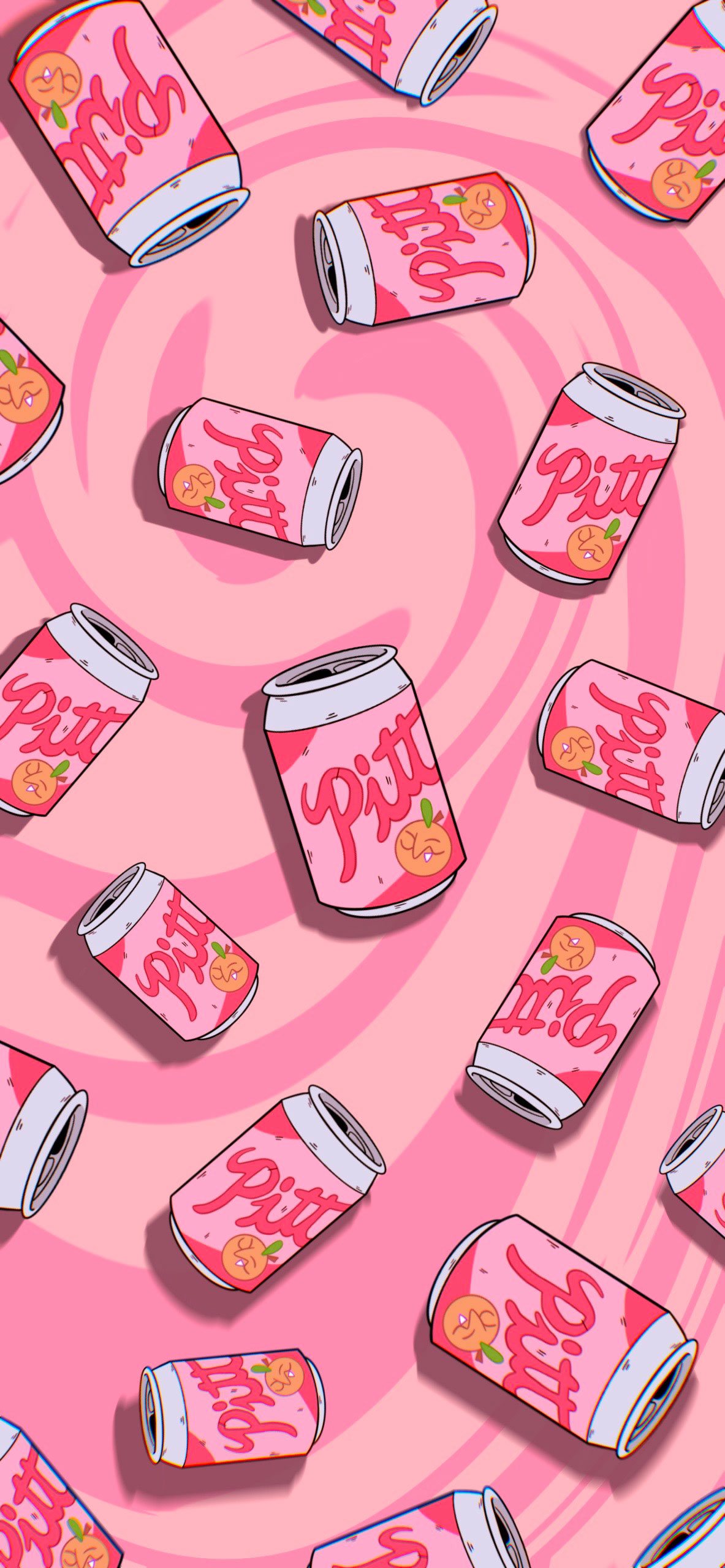 gravity falls pitt cola pink wallpaper