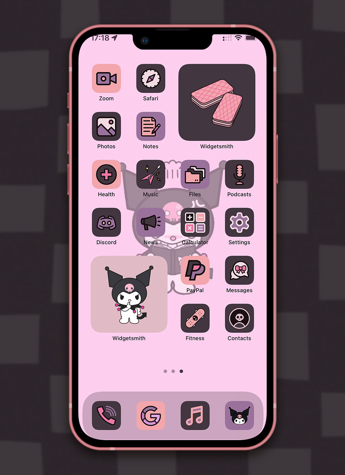 kuromi app icons pack preview 4