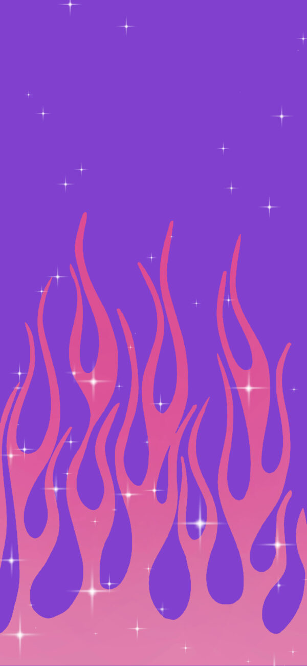 Pink and Purple Flame Wallpapers - Aesthetic Purple Wallpaper iPhone
