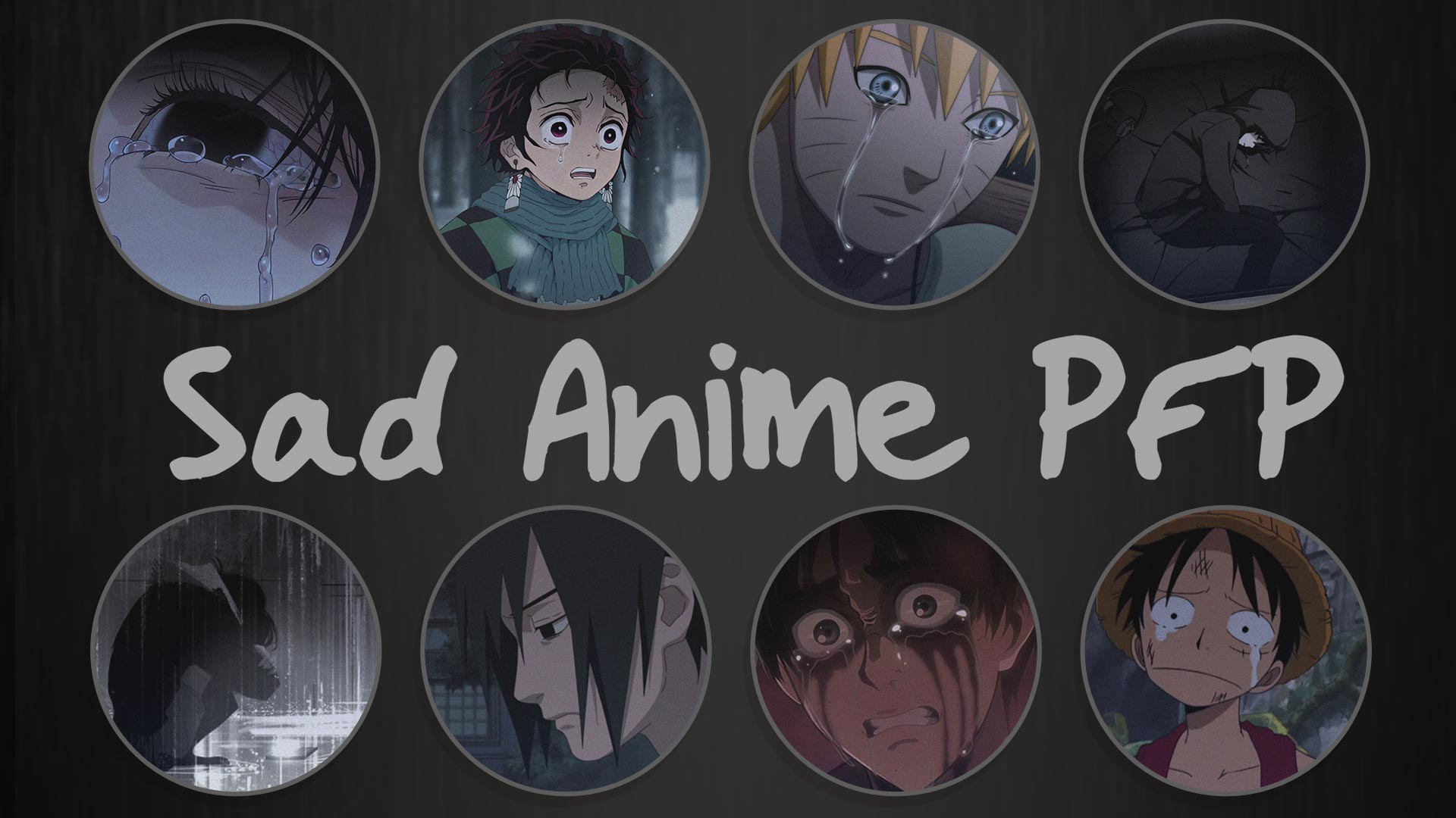 sad anime pfps