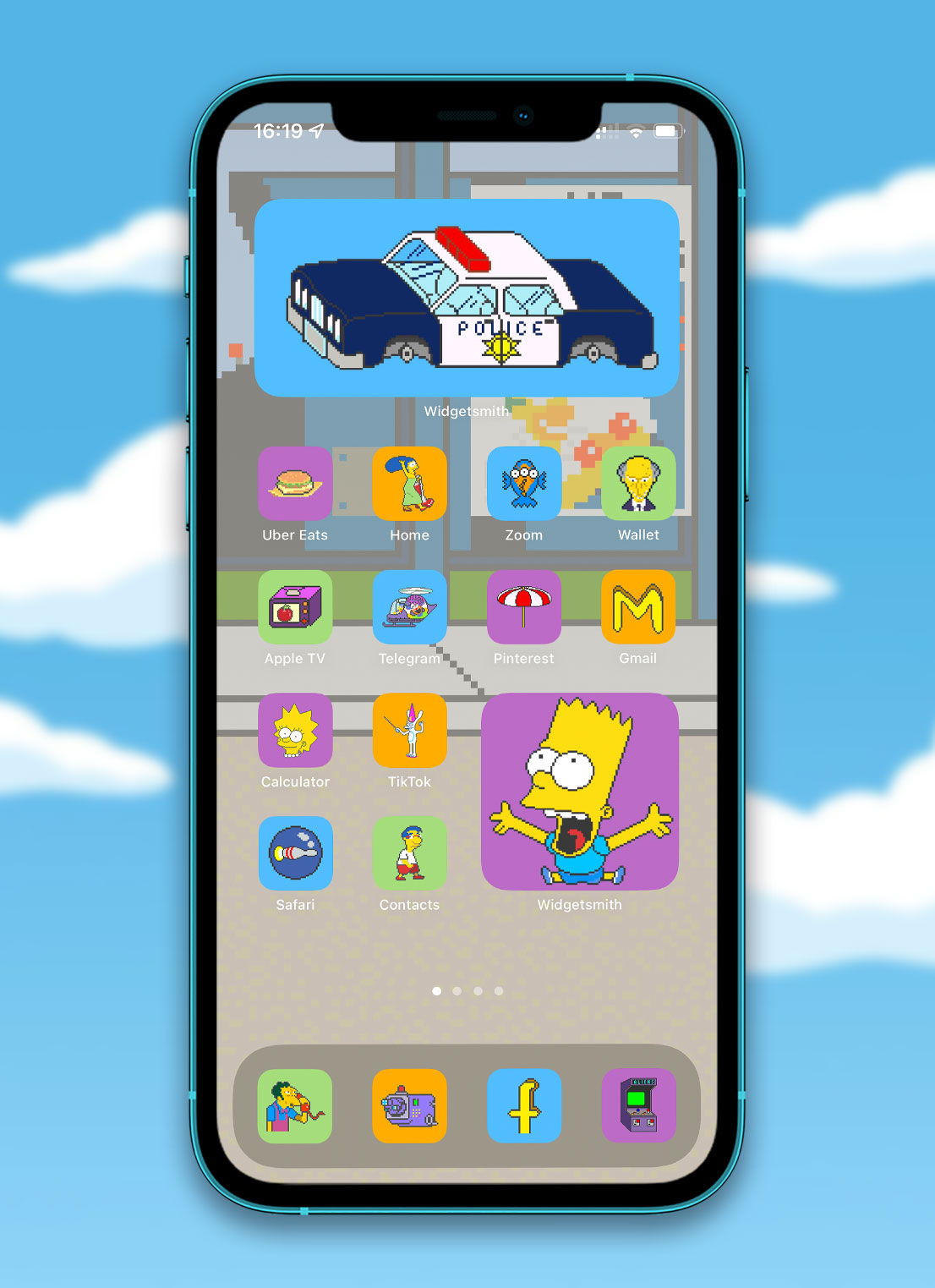 the simpsons arcade game app icons pack preview 3