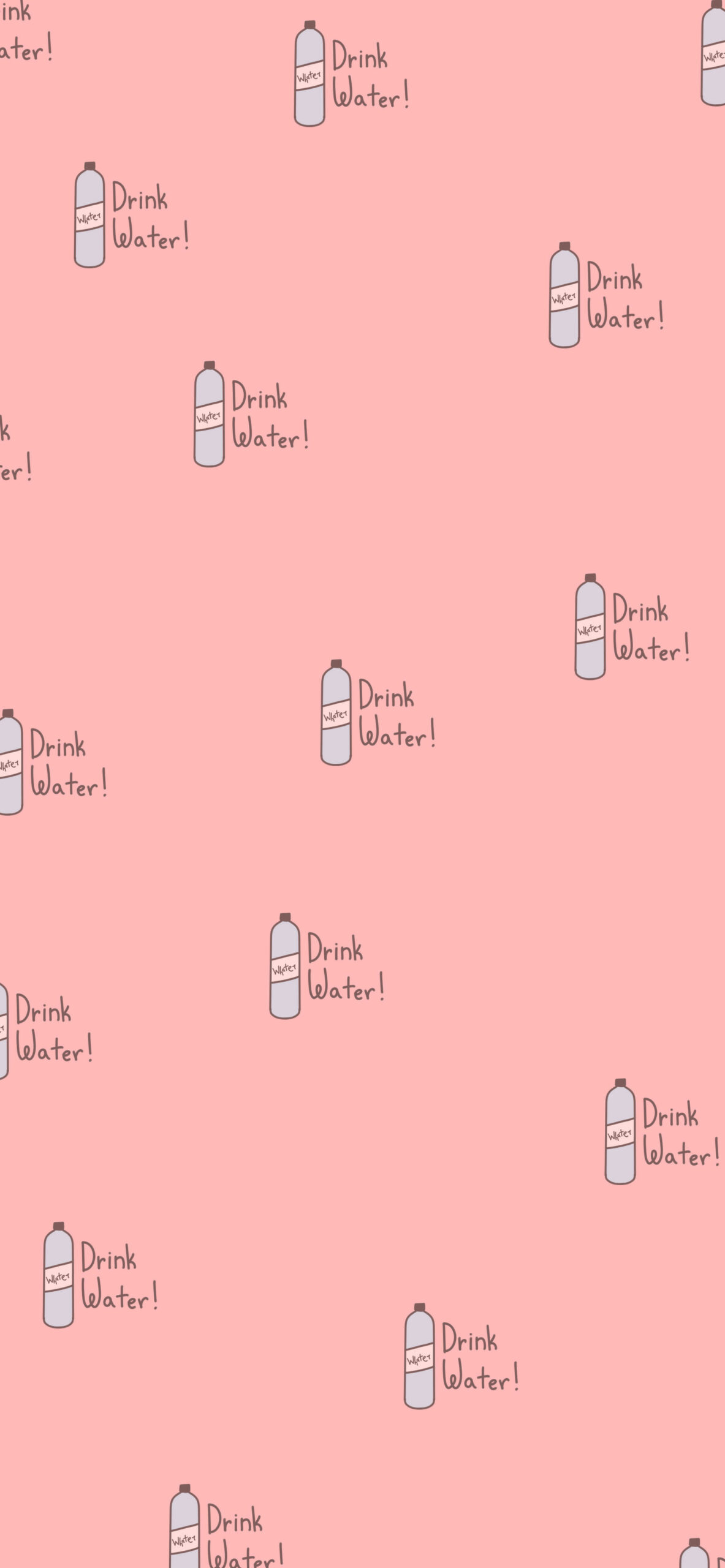drink water pink wallpaper 2