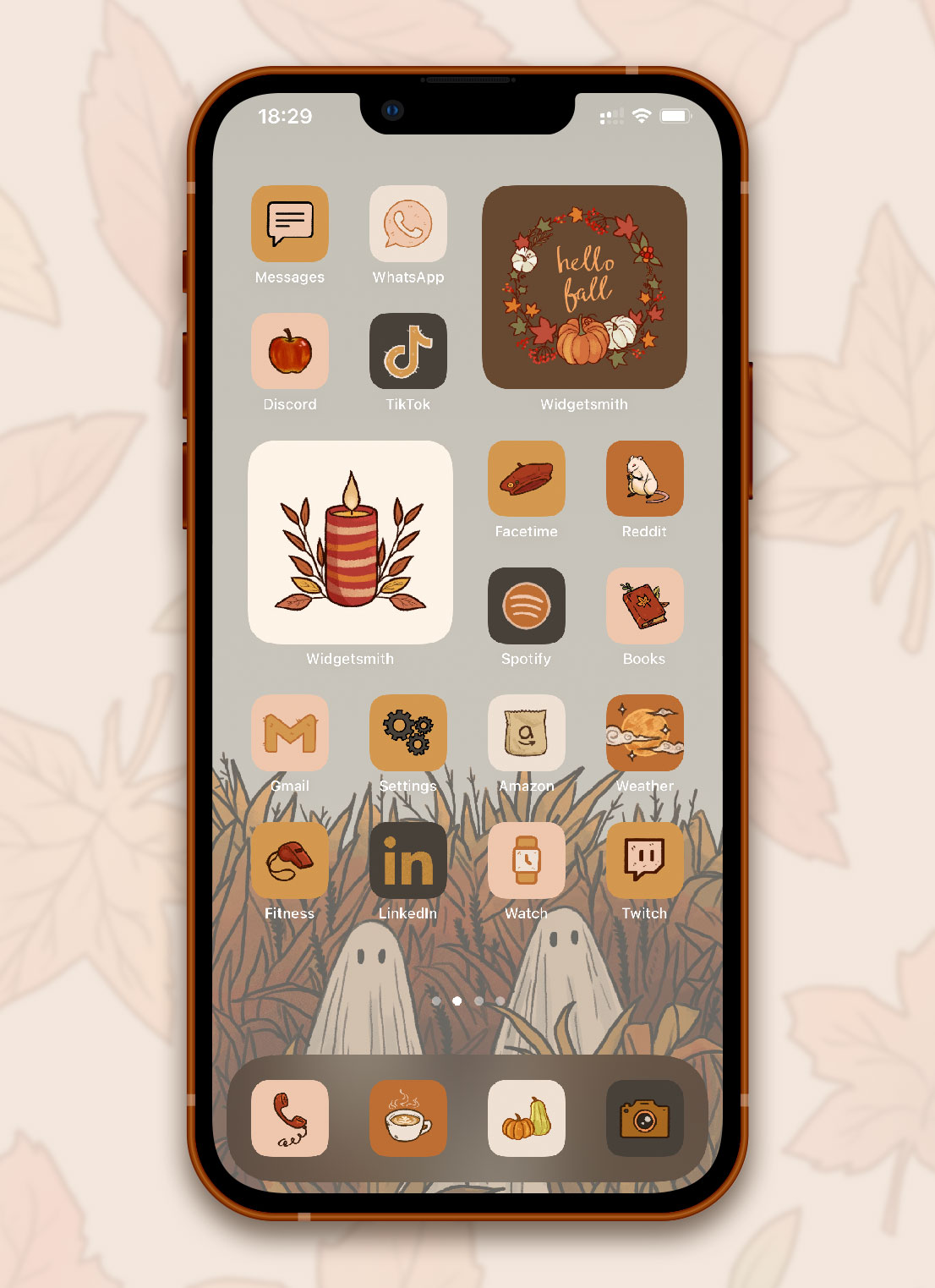 fall aesthetic app icons pack preview 4