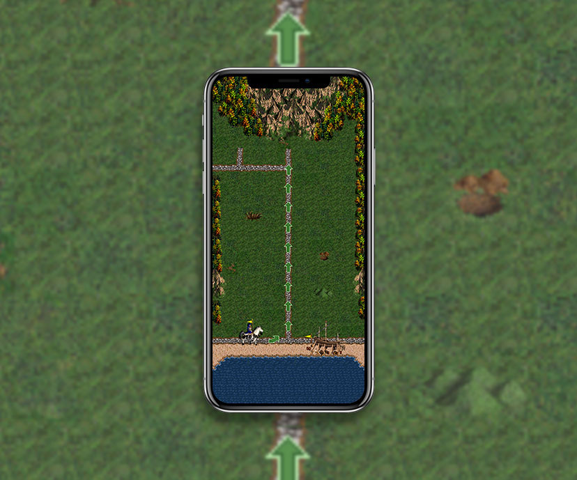 Collection de fonds d'écran d'écran d'accueil de Heroes III avec de l'herbe