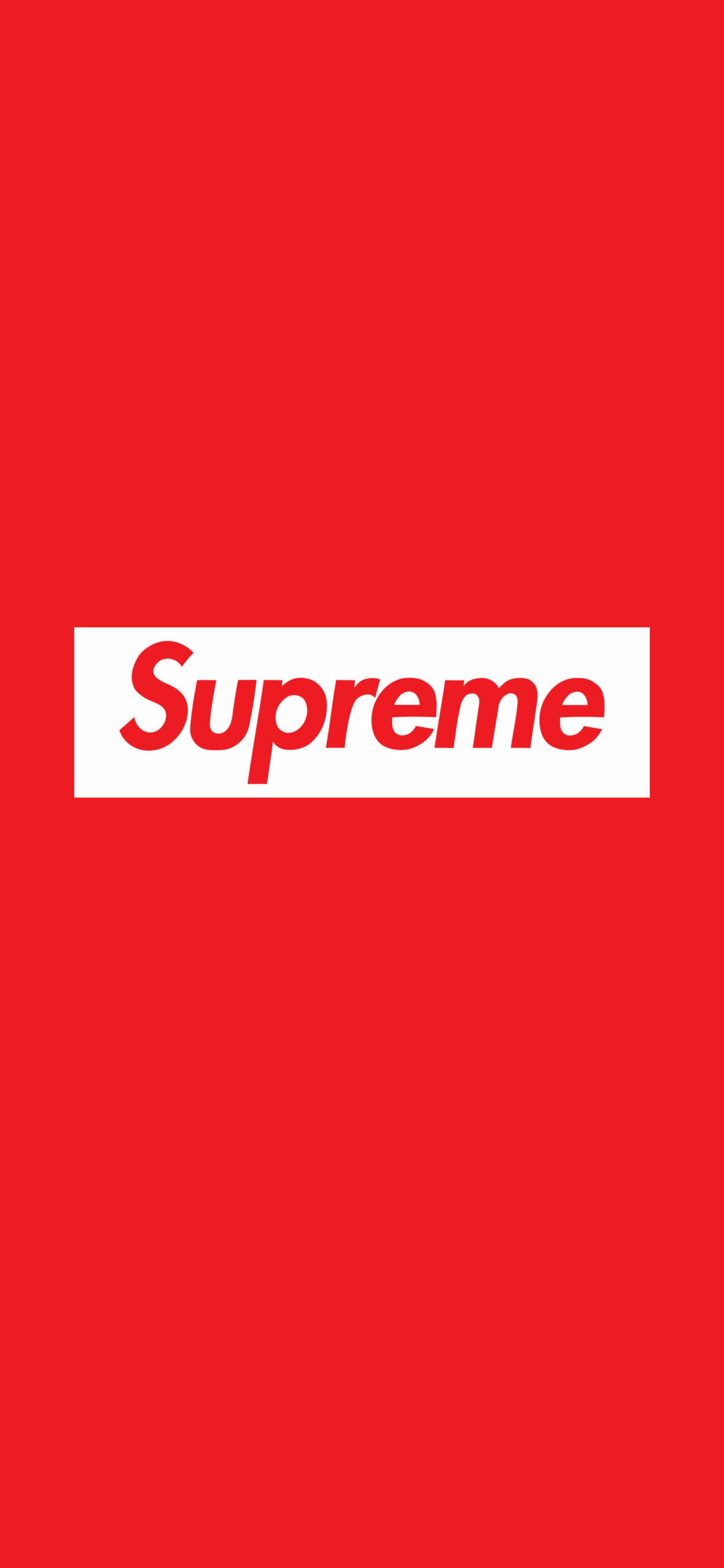supreme logo red wallpaper