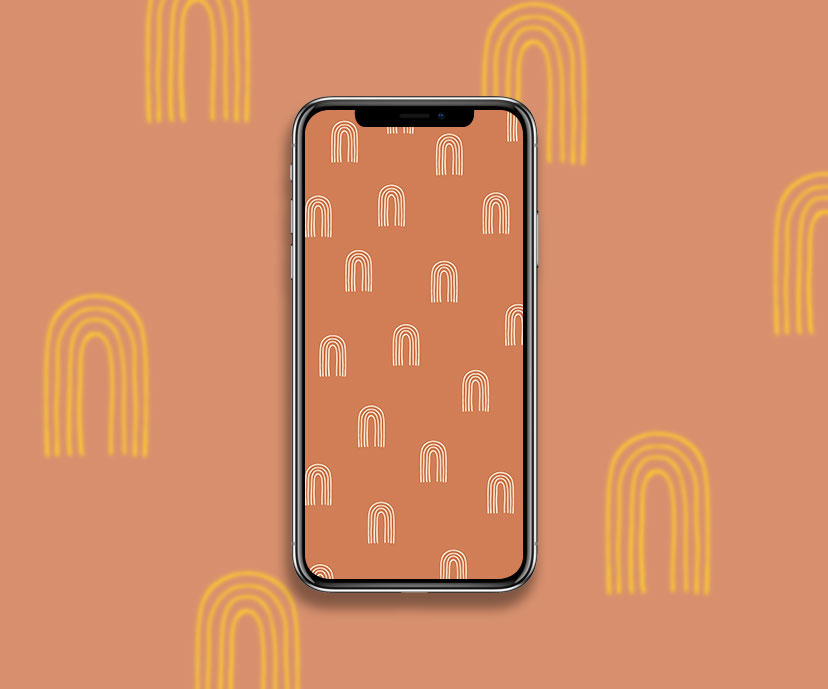 arches orange wallpapers collection