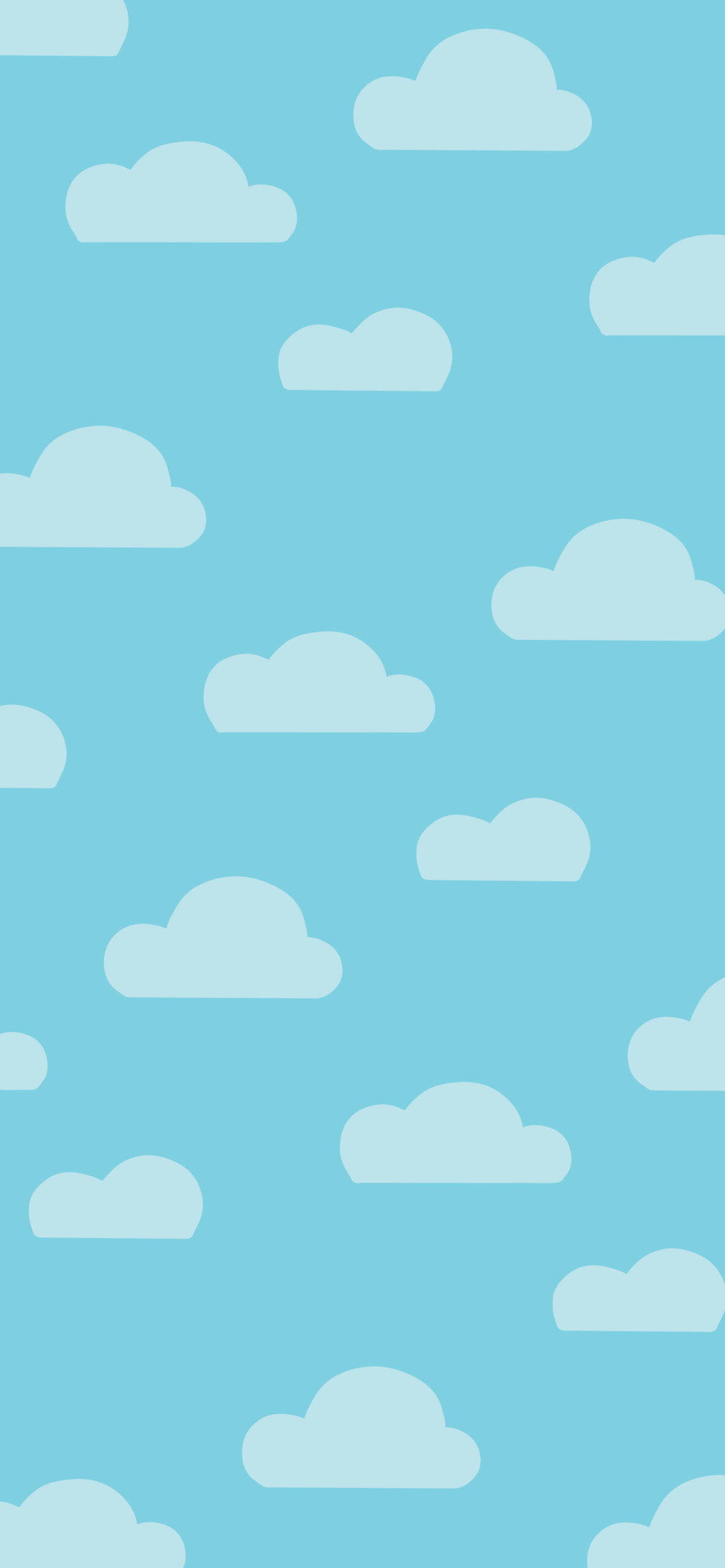clouds pattern blue background