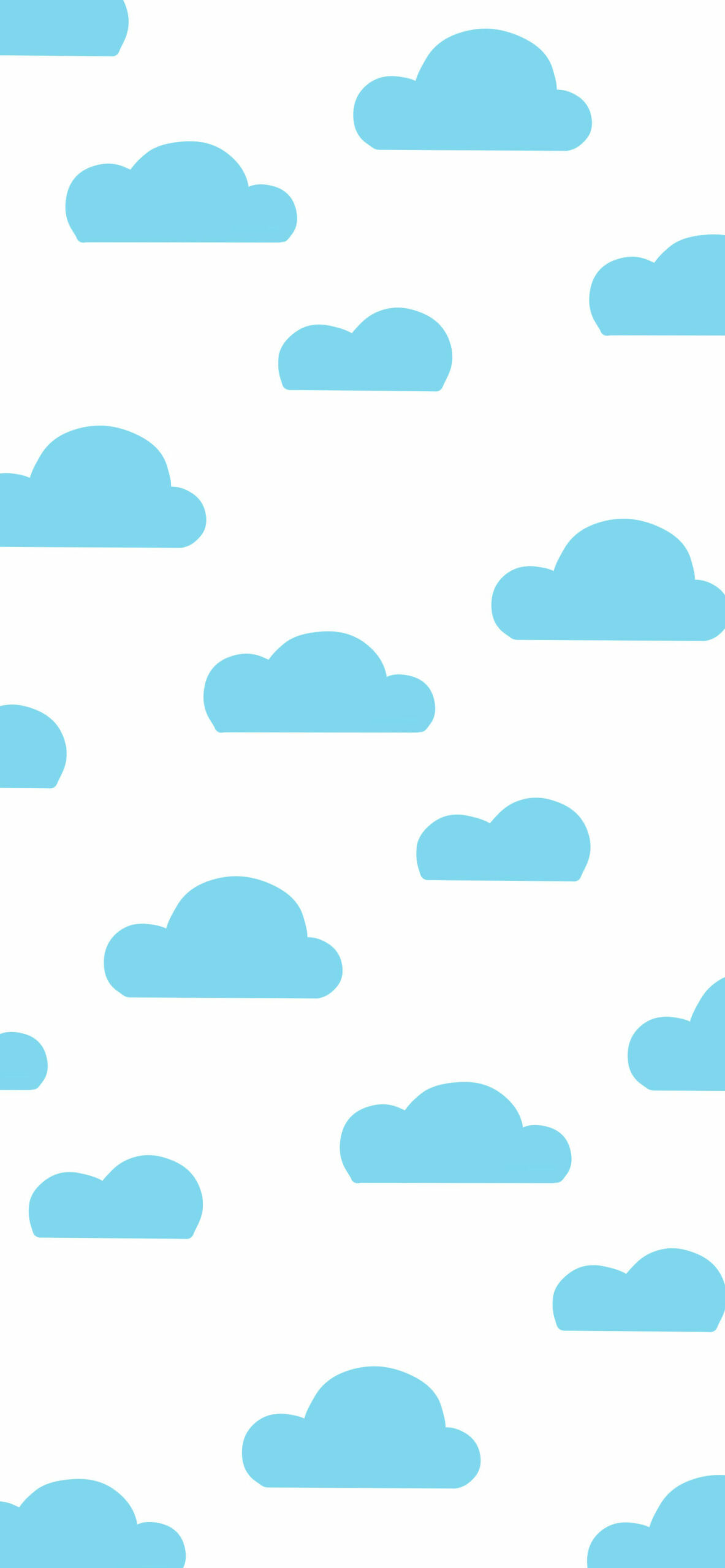 clouds pattern blue wallpaper 2