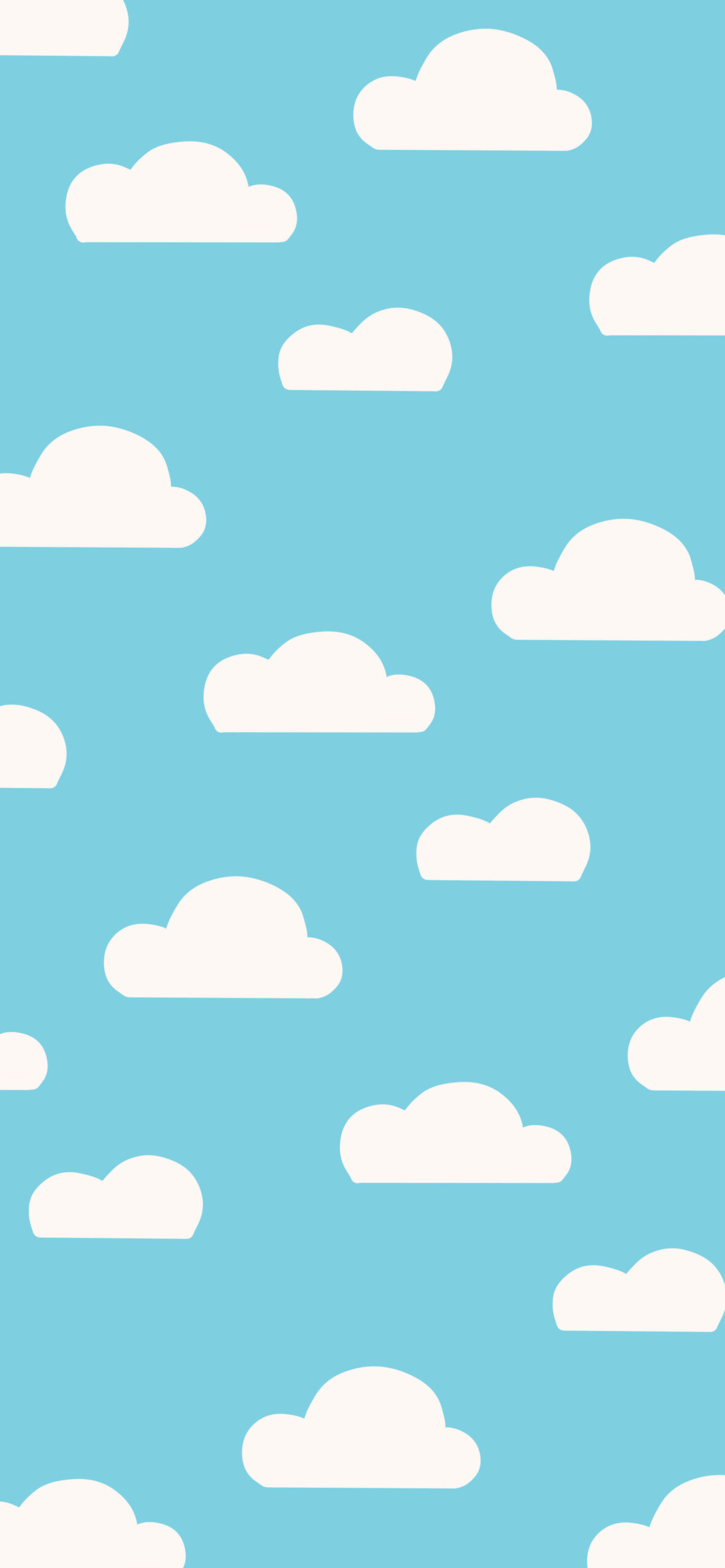 clouds pattern blue wallpaper