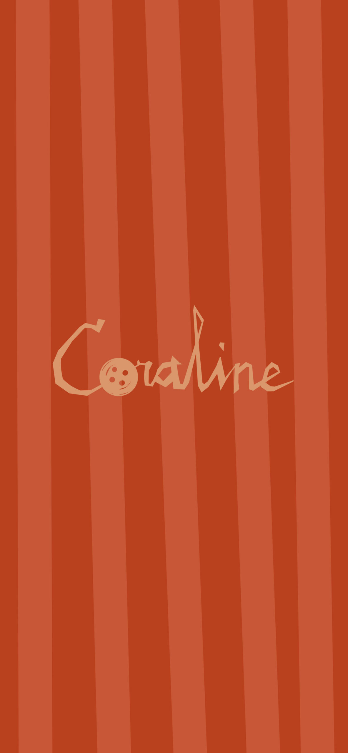 coraline logo red wallpaper 2