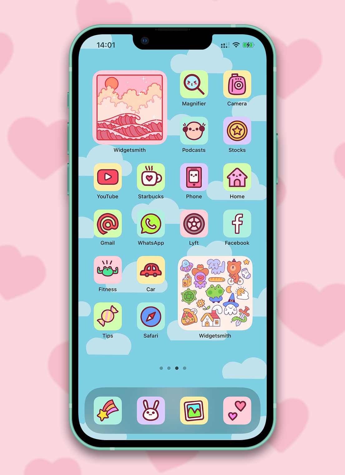 kawaii app icons pack preview 4
