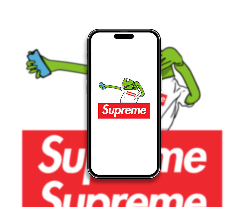 kermit the frog supreme white wallpapers collection