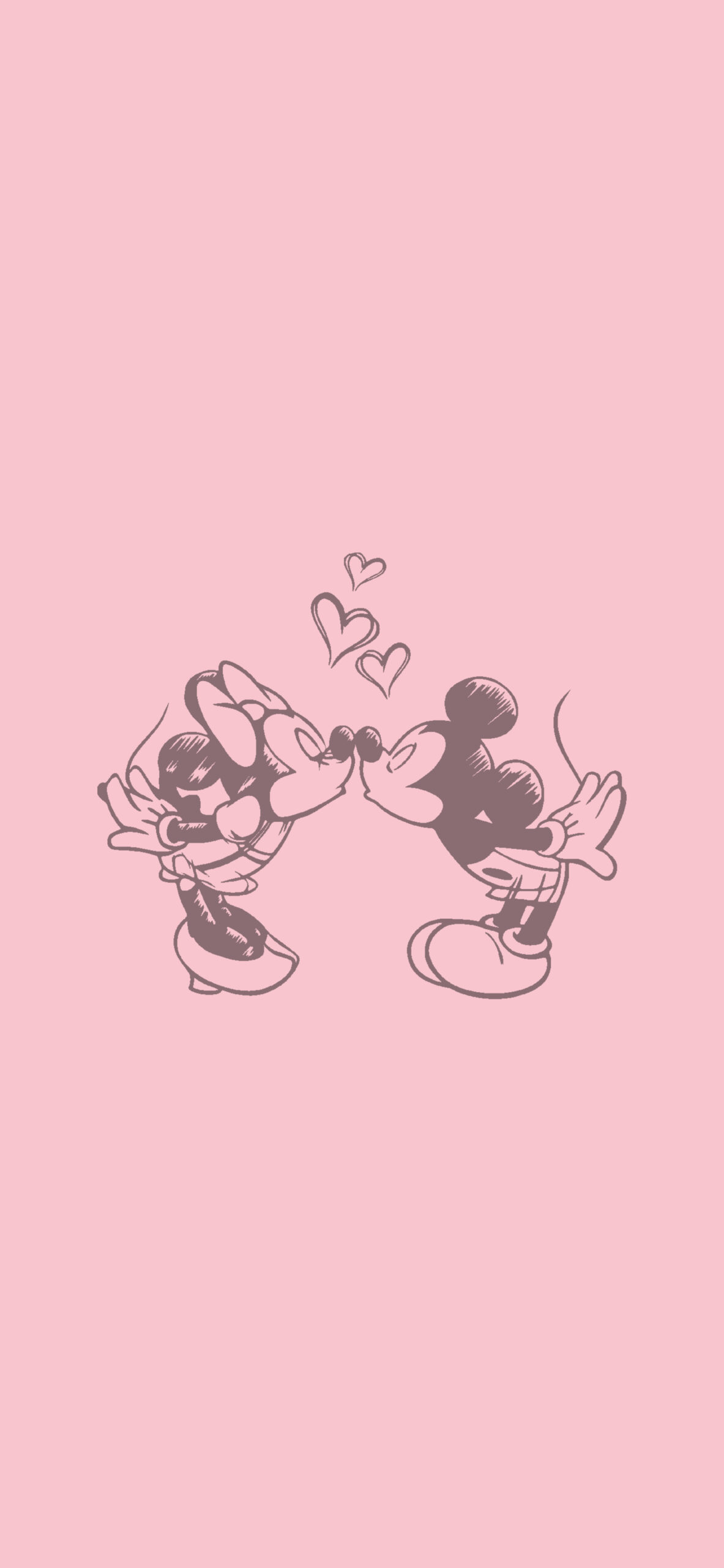 mickey minnie mouse pink background