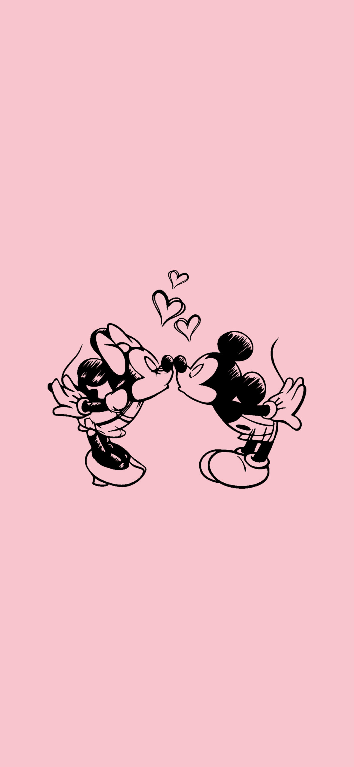 Mickey & Minnie Mouse Pink Wallpapers - Pink Aesthetic Wallpaper