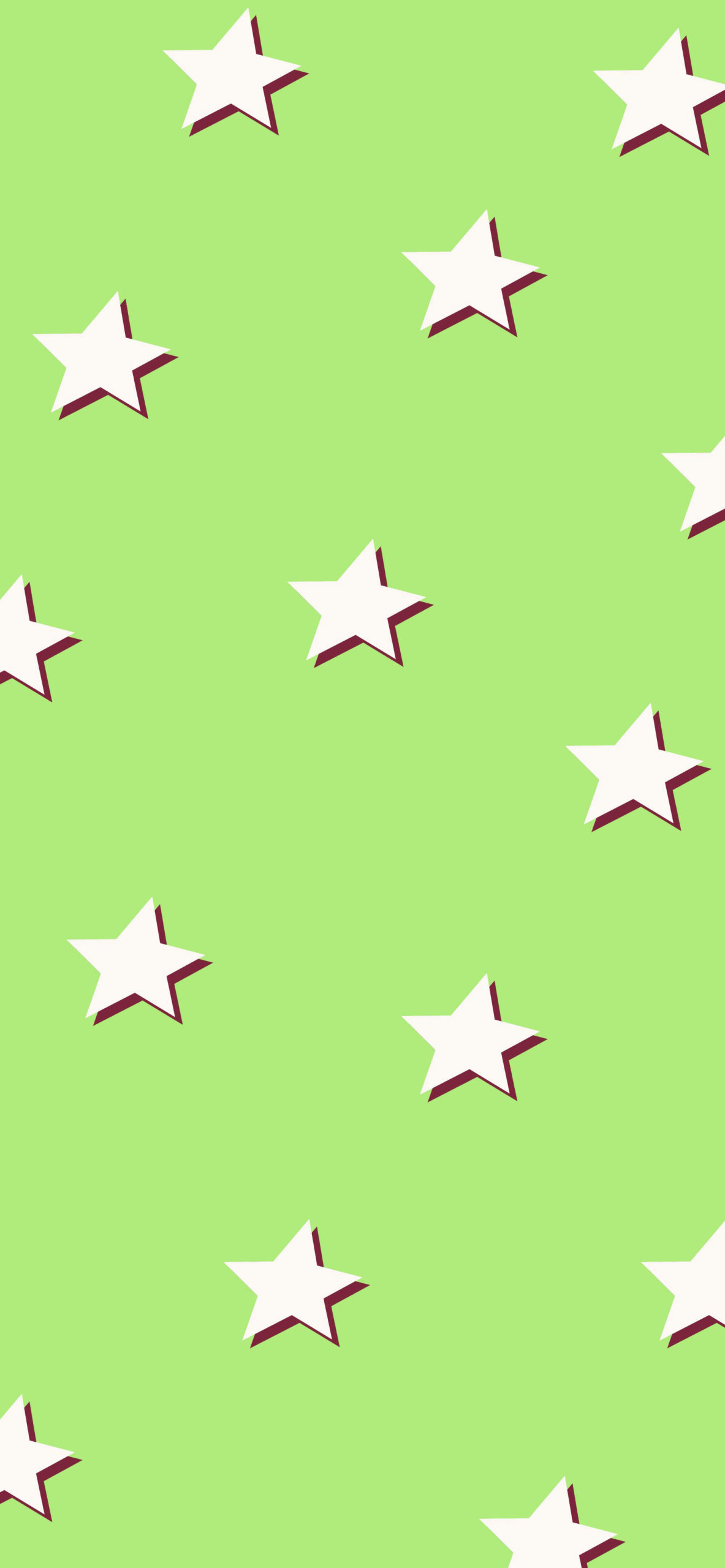 stars pattern green wallpaper 2