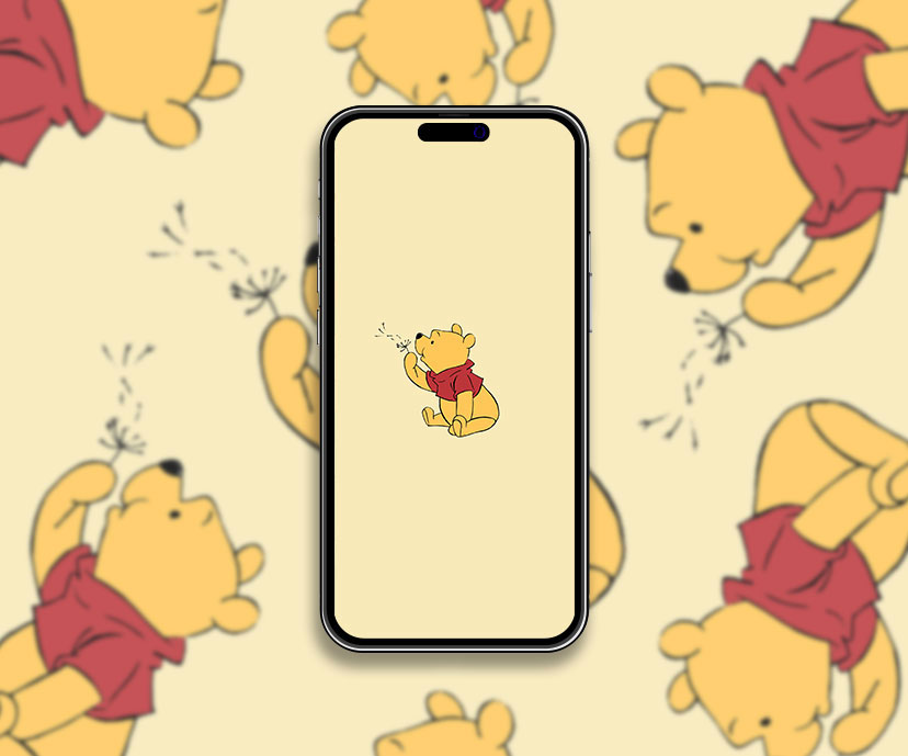 winnie the pooh dandelion yellow wallpapers collection