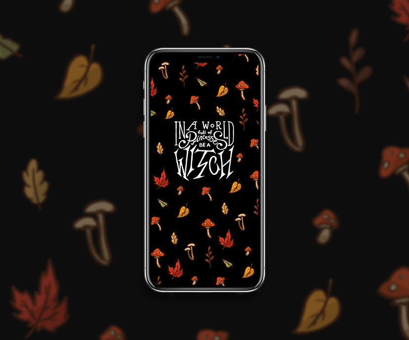 witchy fall black wallpapers collection