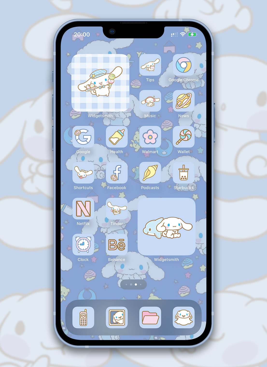 cinnamoroll app icons pack preview 4