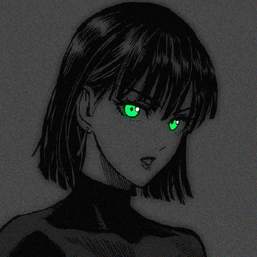 dark anime glowing eyes pfp 34