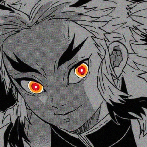 dark anime glowing eyes pfp 35