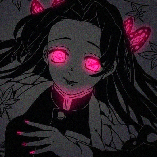 dark anime glowing eyes pfp 6