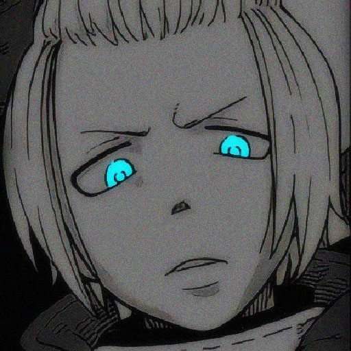 dark anime glowing eyes pfp 7