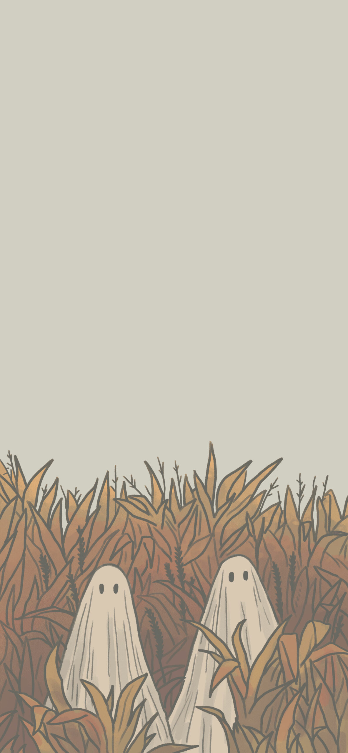 fall ghost background