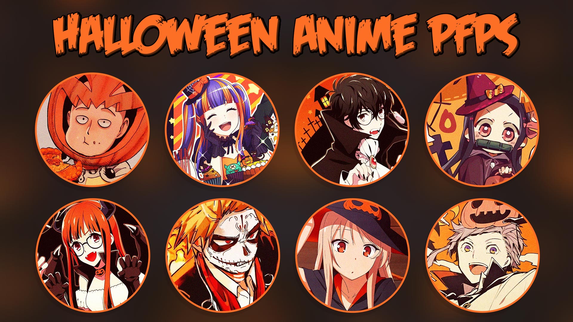 halloween anime pfps