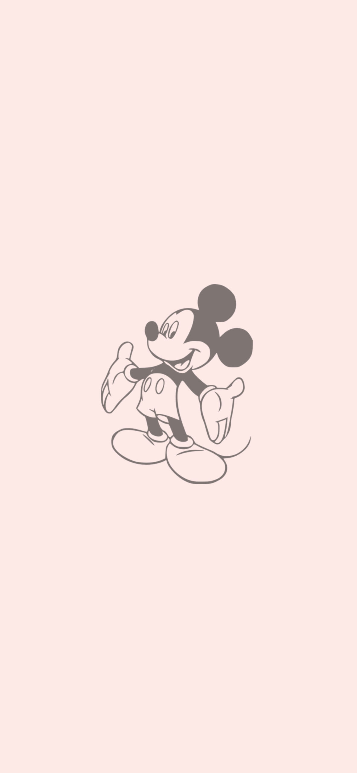 mickey mouse light pink background