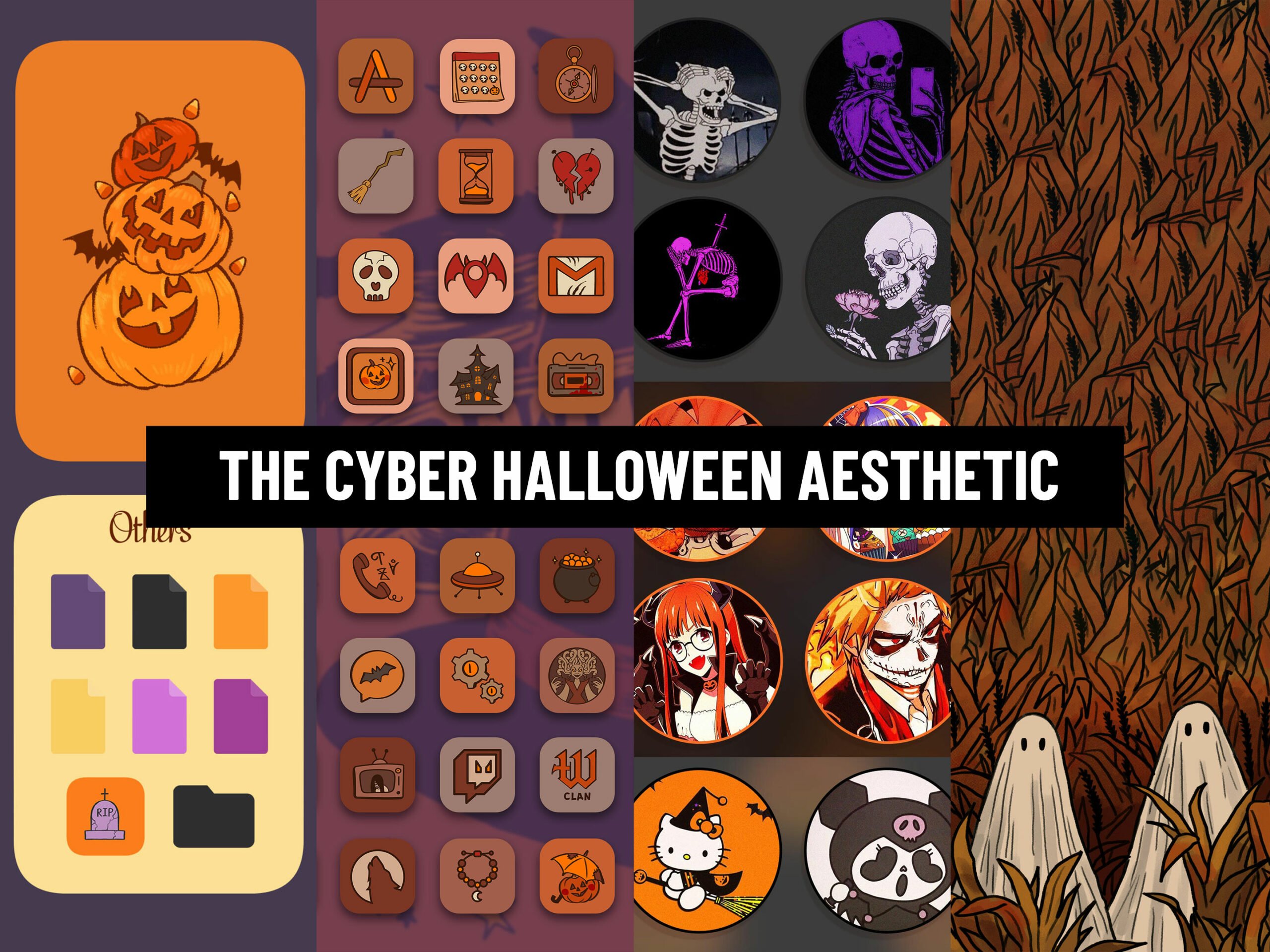 the cyber halloween aesthetic