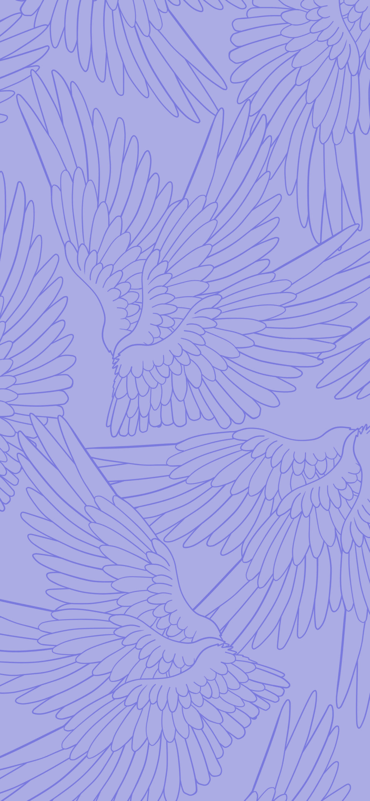 angel wings purple wallpaper 2