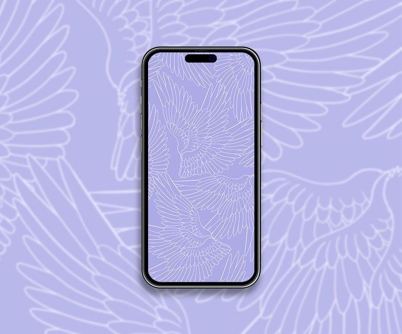 angel wings purple wallpapers collection