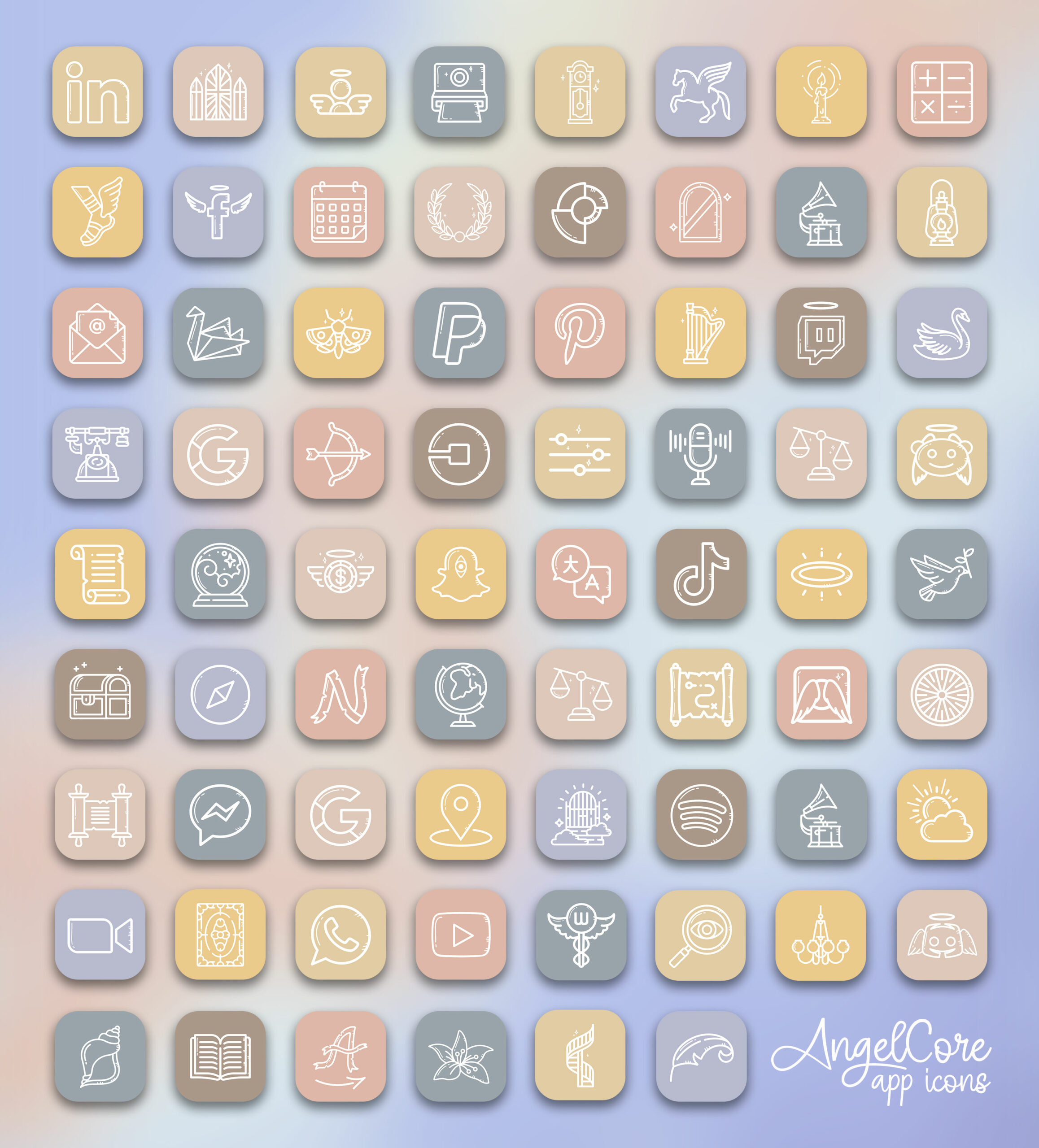 angelcore app icons pack preview 2