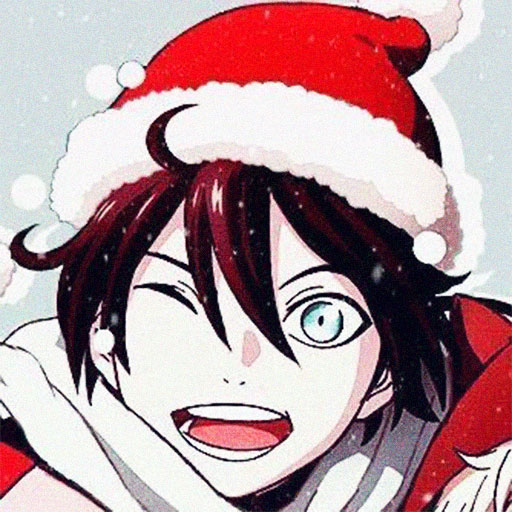 anime christmas pfp 17