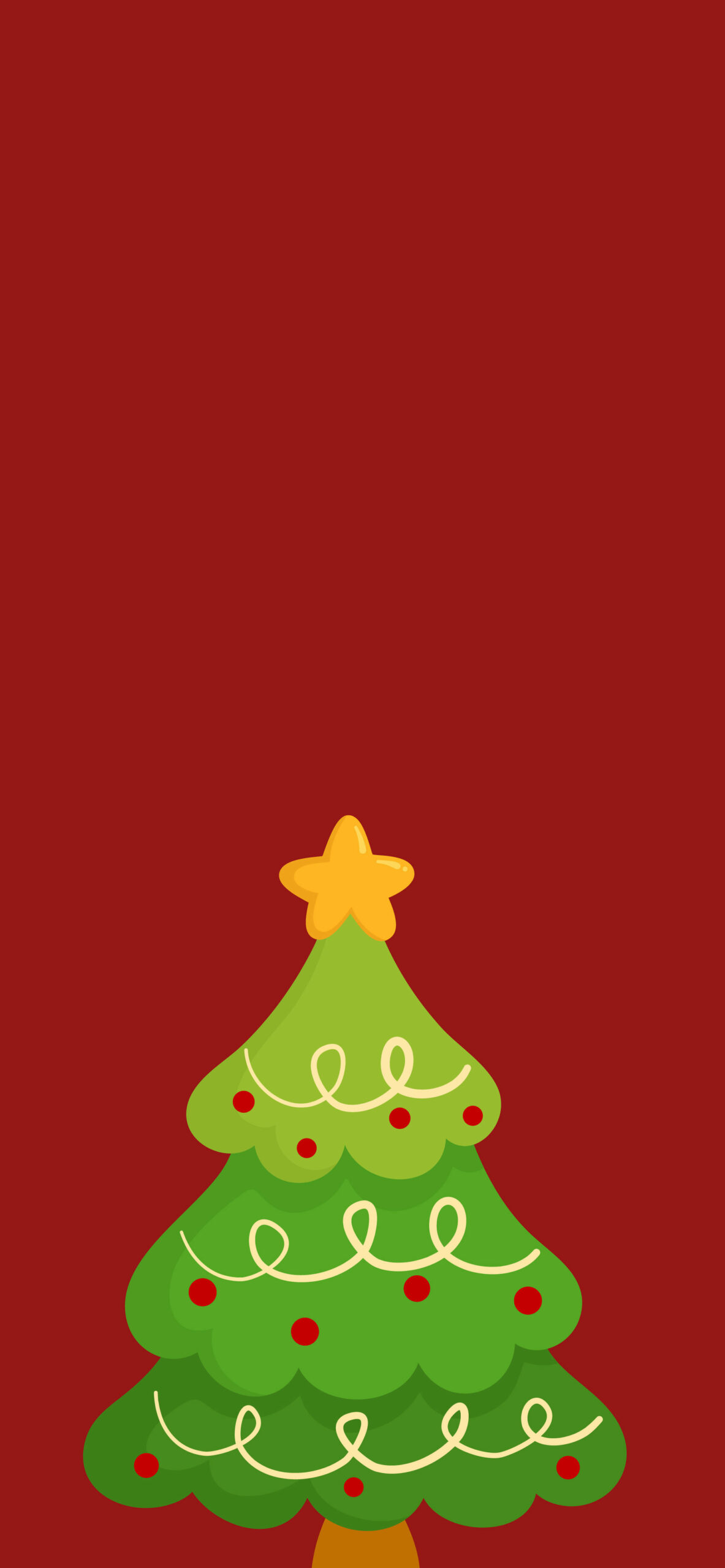 Christmas Tree Red Wallpapers - Christmas Aesthetic Wallpapers