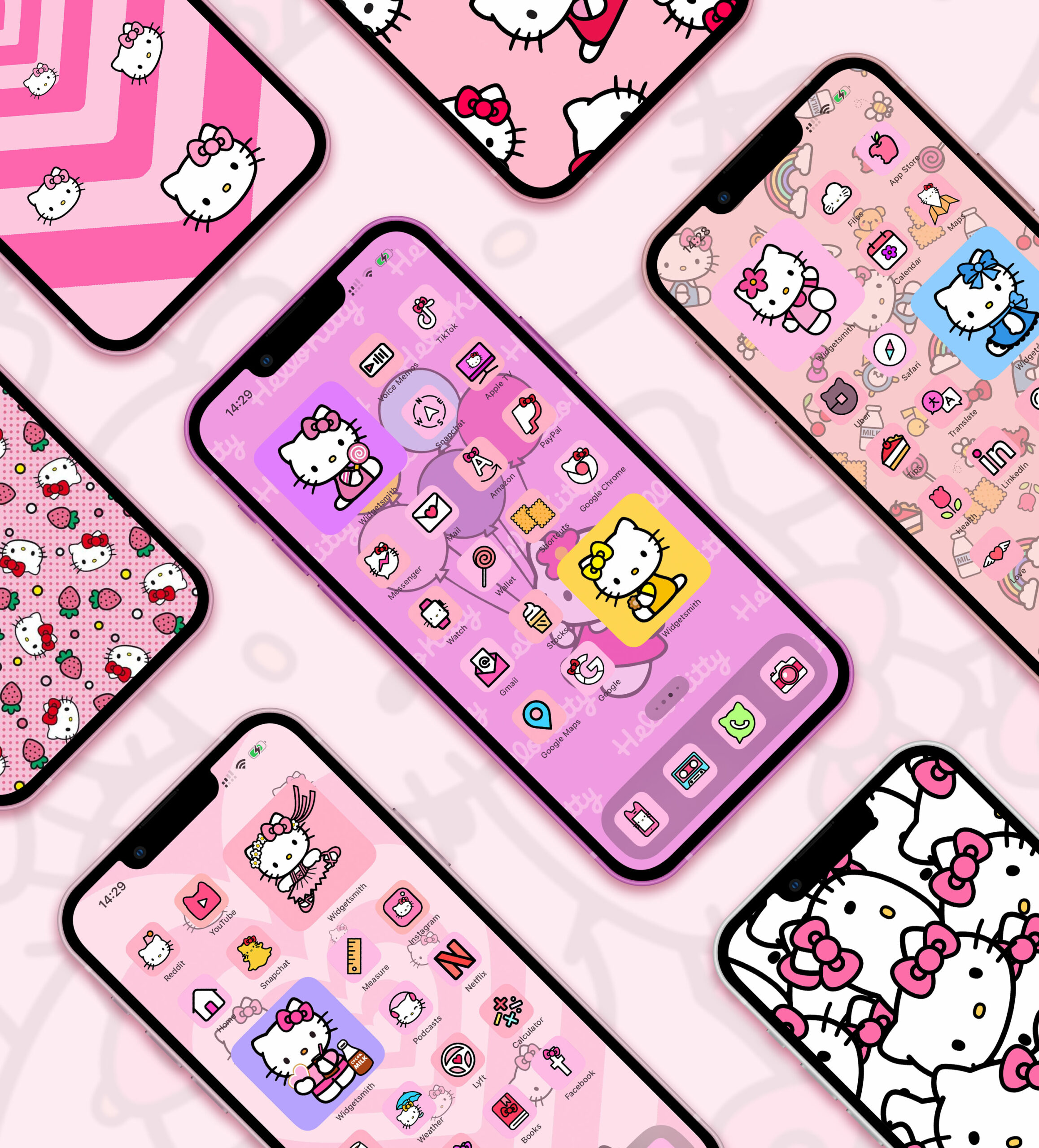 hello kitty app icons pack preview 1