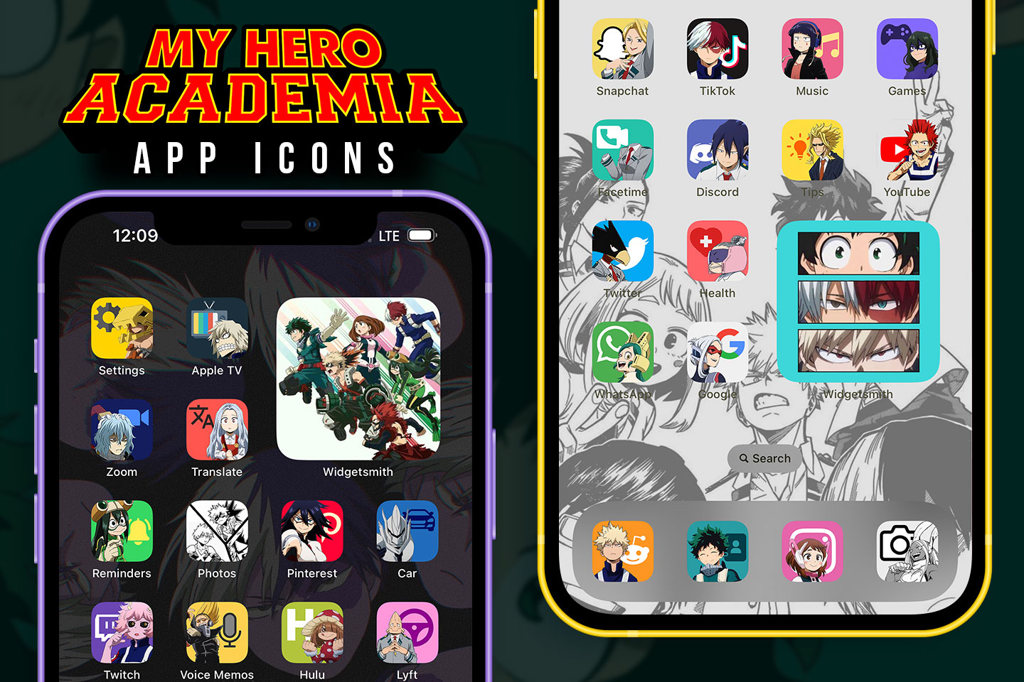 mha app icons pack