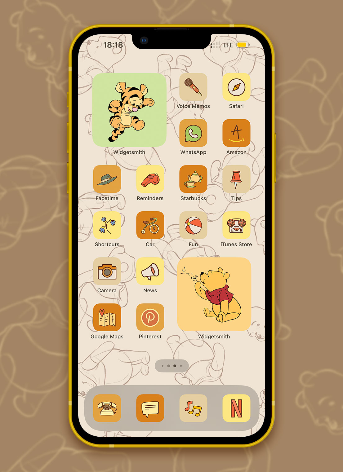 winnie the pooh app icons pack preview 4